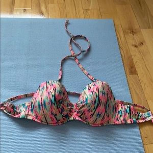 Colorful bikini top